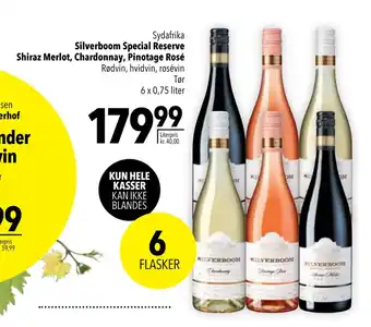 Silverboom special reserve shiraz merlot, chardonnay, pinotage rosé
