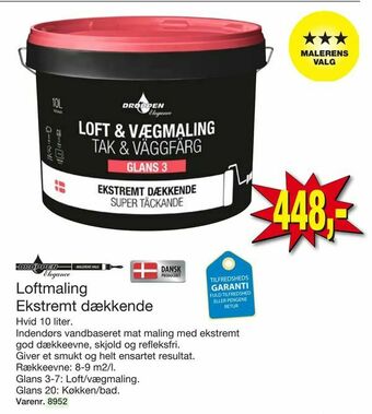 Harald Nyborg Loftmaling Ekstremt dækkende tilbud