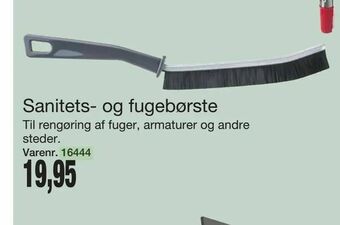 Harald Nyborg Sanitets- og fugebørste tilbud