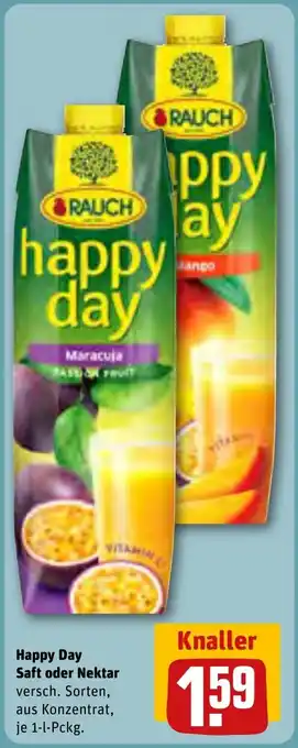 REWE DE Happy Day Saft oder Nektar tilbud