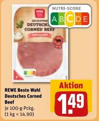 REWE DE REWE Beste Wahl Deutsches Corned Beef tilbud