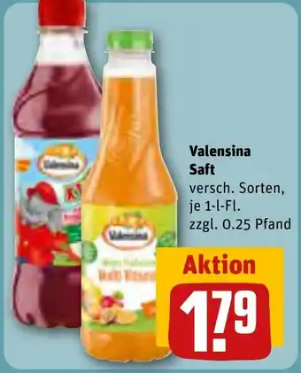 REWE DE Valensina Saft tilbud