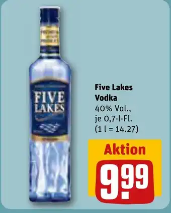 REWE DE Five Lakes Vodka tilbud