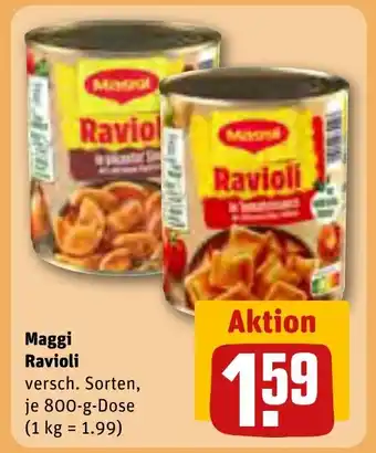 REWE DE Maggi Ravioli tilbud