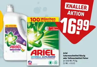 REWE DE Ariel Colorwaschmittel flüssig oder tilbud