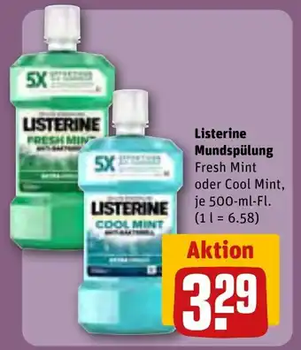 REWE Listerine Mundspülung tilbud