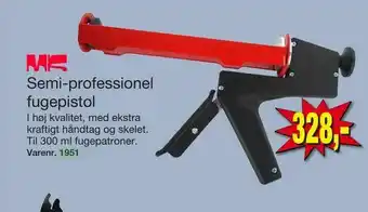 Harald Nyborg Semi-professionel fugepistol tilbud