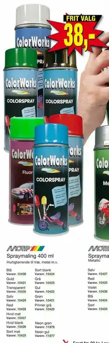 Harald Nyborg Spraymaling 400 ml tilbud