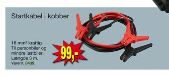 Harald Nyborg Startkabel i kobber tilbud