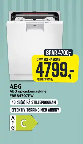 Skousen Aeg opvaskemaskine fbb84707pw tilbud