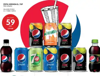 Nielsen's Discount Pepsi, mirinda el. 7up tilbud