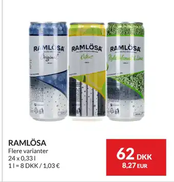 Nielsen's Discount Ramlösa tilbud