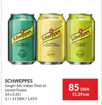 Nielsen's Discount Schweppes tilbud