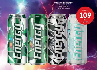 Nielsen's Discount Faxe kondi energy tilbud