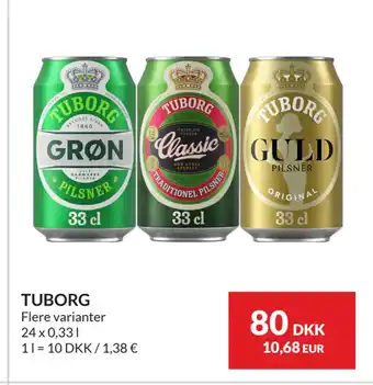 Nielsen's Discount Tuborg tilbud