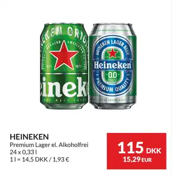 Nielsen's Discount Heineken tilbud