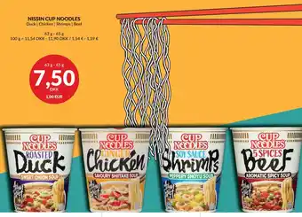 Nielsen's Discount Nissin cup noodles tilbud