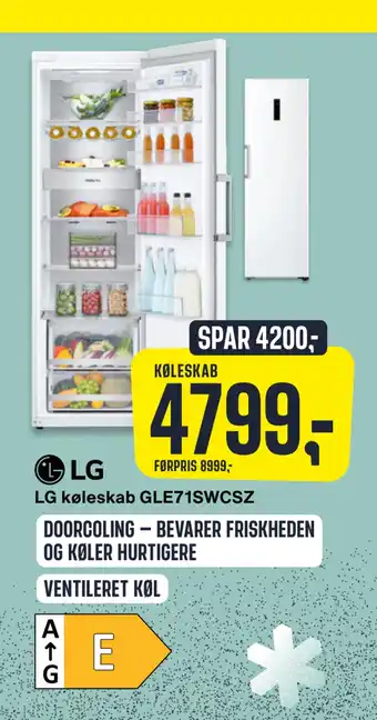 Skousen Lg køleskab gle71swcsz tilbud