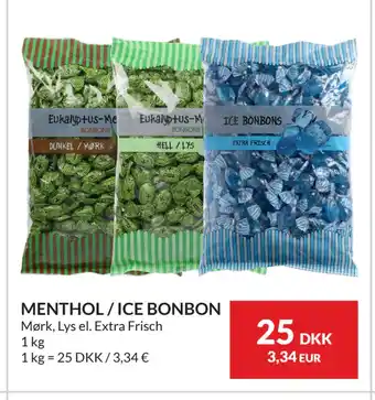 Menthol / ice bonbon