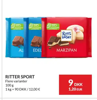Nielsen's Discount Ritter sport tilbud