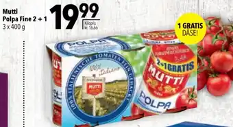 Citti Mutti Polpa Fine 2 + 1 tilbud