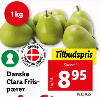 Lidl Danske Clara Friis-Pærer 1 kg tilbud