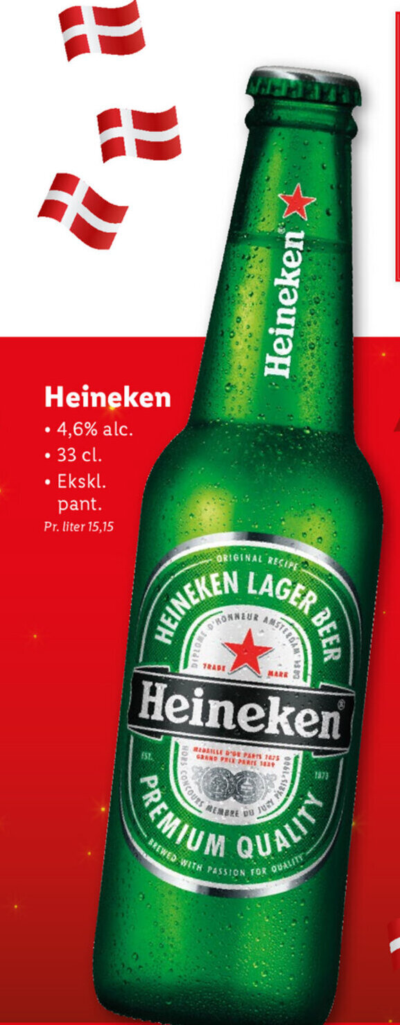 Heineken tilbud hos Lidl