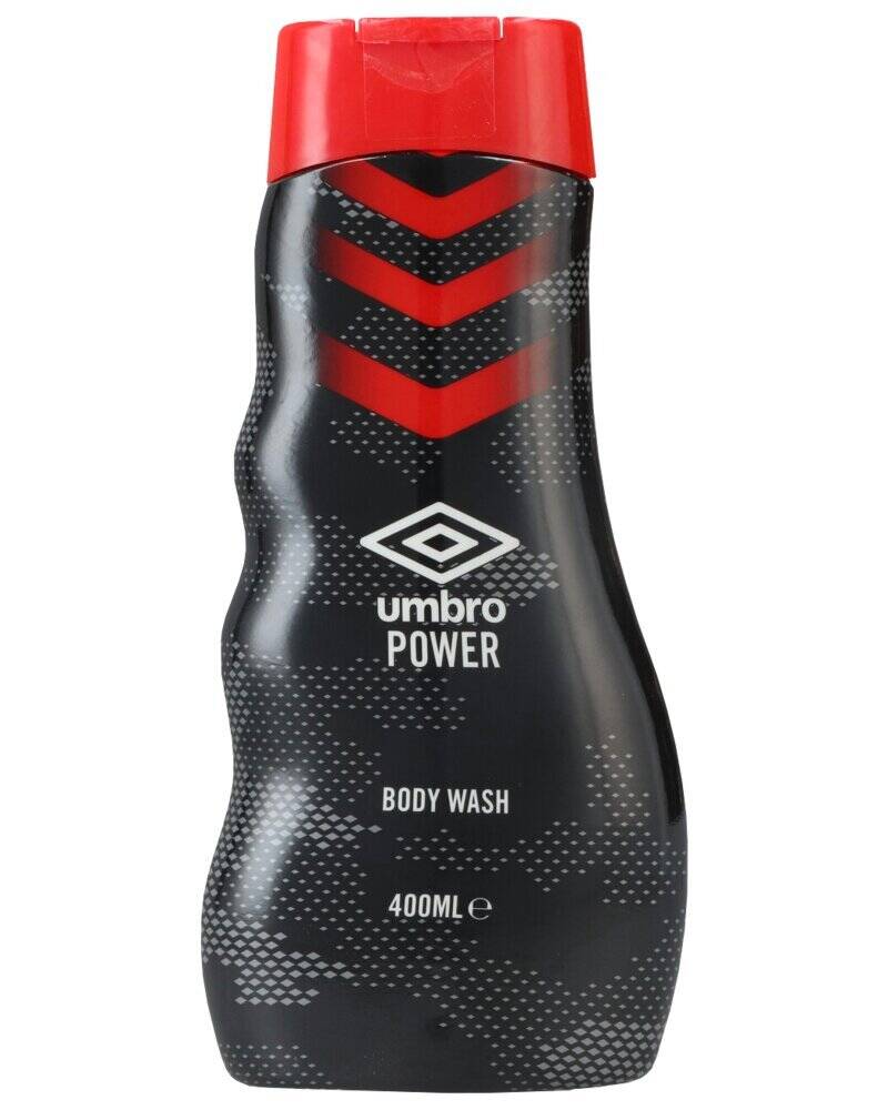 Umbro showergel 400 ml power tilbud hos Harald