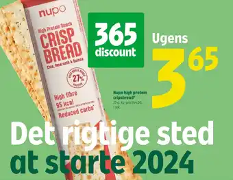 Coop 365 Nupo high protein cripsbread tilbud