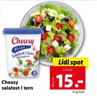 Lidl Cheasy salatost i tern tilbud