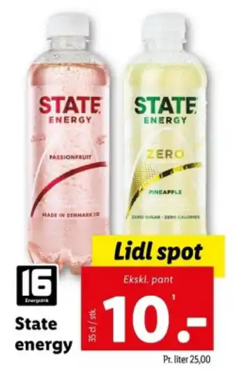 Lidl State energy tilbud