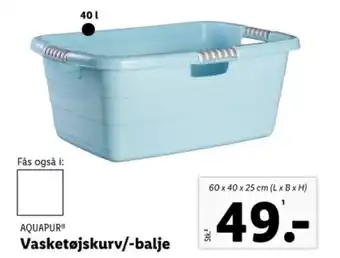 Lidl Vasketøjskurv/-balje tilbud