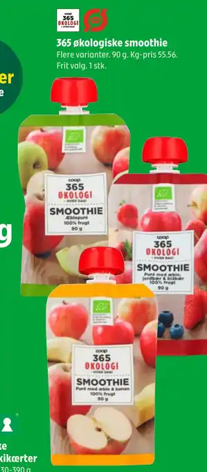Coop 365 365 økologiske smoothie tilbud