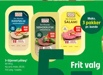 Coop 365 3-stjernet pålæg tilbud