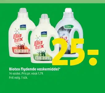 Coop 365 Biotex flydende vaskemiddel tilbud