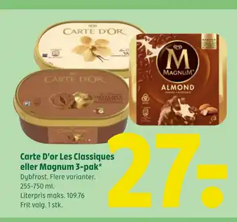 Coop 365 Carte d'or les classiques eller magnum 3-pak tilbud