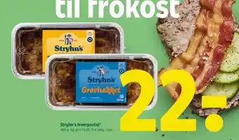 Coop 365 Stryhn's leverpostej tilbud