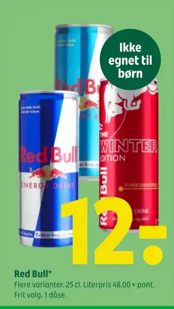Coop 365 Red bull tilbud