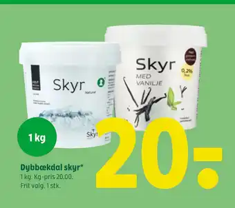 Coop 365 Dybbækdal skyr tilbud