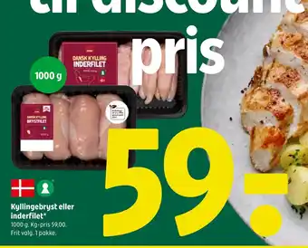 Coop 365 Kyllingebryst eller inderfilet tilbud