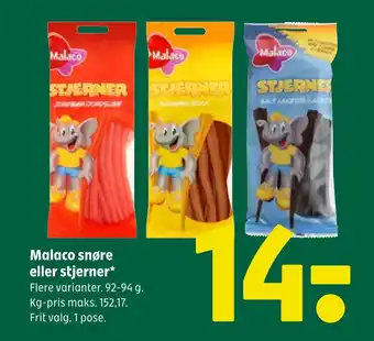 Malaco snøre eller stjerner