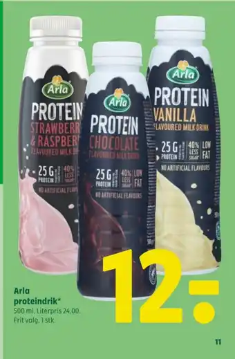 Coop 365 Arla proteindrik* tilbud