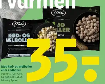 Coop 365 Mou kød- og melboller eller kødboller tilbud