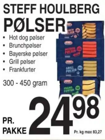 ABC Lavpris STEFF HOULBERG PØLSER tilbud