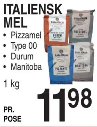ABC Lavpris ITALIENSK MEL tilbud