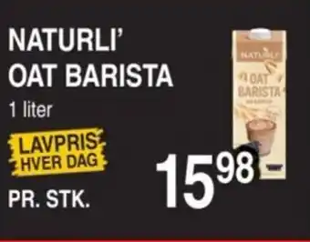 ABC Lavpris NATURLI' OAT BARISTA tilbud