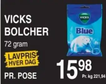 VICKS BOLCHER