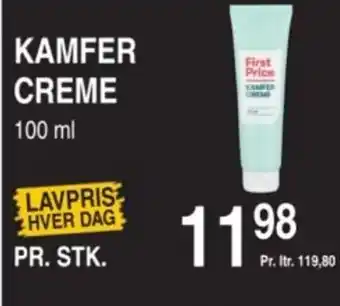 ABC Lavpris KAMFER CREME tilbud