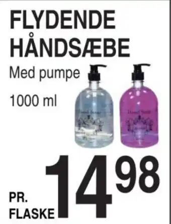 ABC Lavpris FLYDENDE HÅNDSÆBE tilbud