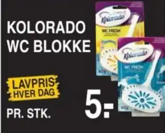 ABC Lavpris KOLORADO WC BLOKKE tilbud